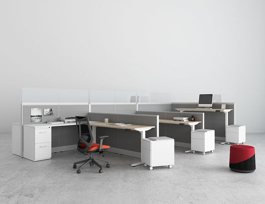 Three-Stage Sit-to-Stand Desk