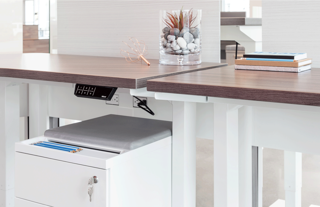 Three-Stage Sit-to-Stand Desk