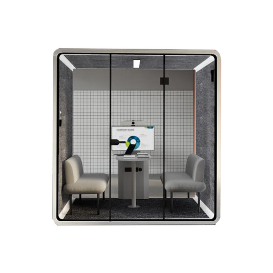 Six-Person Soundproof Privacy Pod