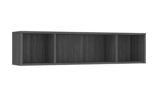 NEW 71" OPEN HUTCH COASTAL GRAY