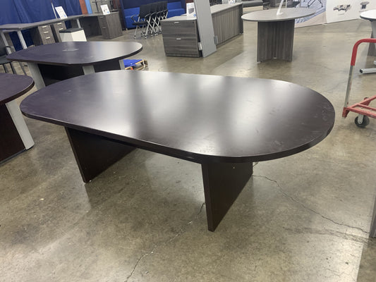 Pre Owned 8' Racetrack Conference Table