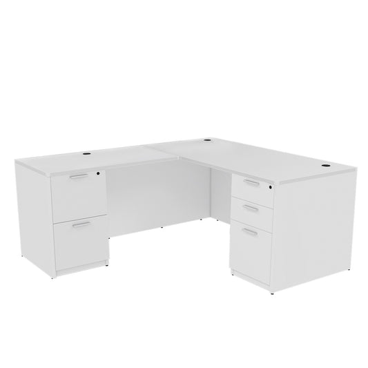 Pre Owned 66"X30" Desk Shell with Return and B/B/F and F/F