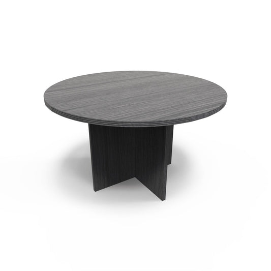 New Office Essentials 42" Round Conference Table - Samoa Gray