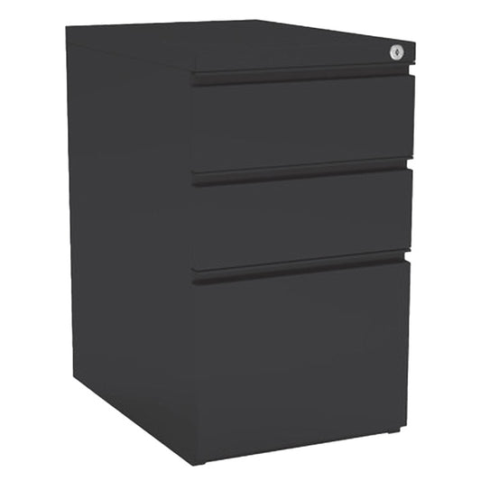 3 Drawer Metal File and Dual Box Pedestal